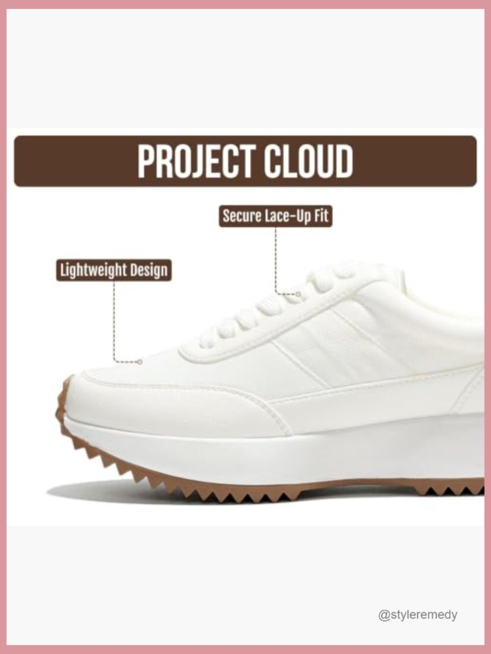 Memory Foam Sneakers - Lightweight Non-Slip Lace Up Athletic Shoes - Picture 3 of 7